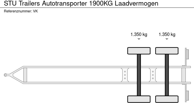 STU Trailers Autotransporter 1900KG Laadvermogen - Prikolica avtotransporter: slika 5 STU Trailers Autotransporter 1900KG Laadvermogen - Prikolica avtotransporter: slika 5