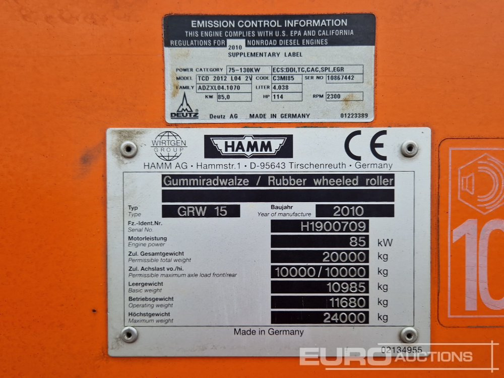 Valjar 2010 Hamm GRW15: slika 31