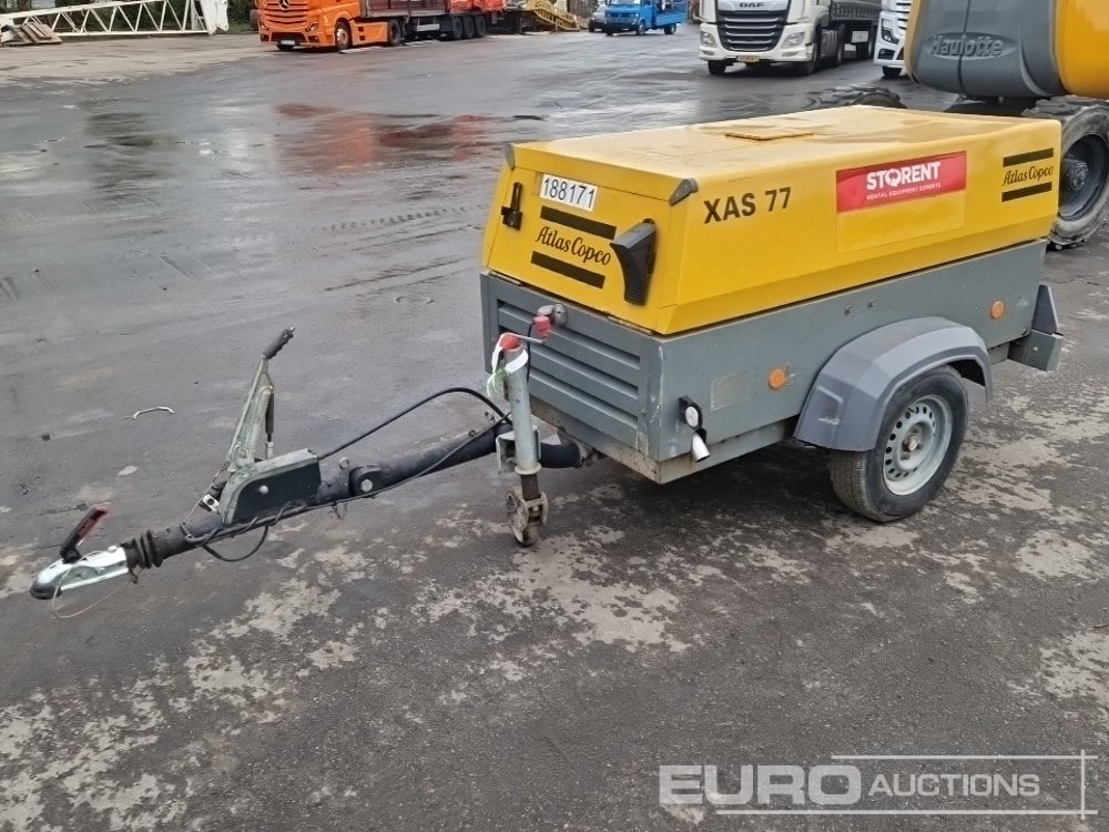 2011 Atlas Copco XAS77 150CFM - Zračni kompresor: slika 1 2011 Atlas Copco XAS77 150CFM - Zračni kompresor: slika 1