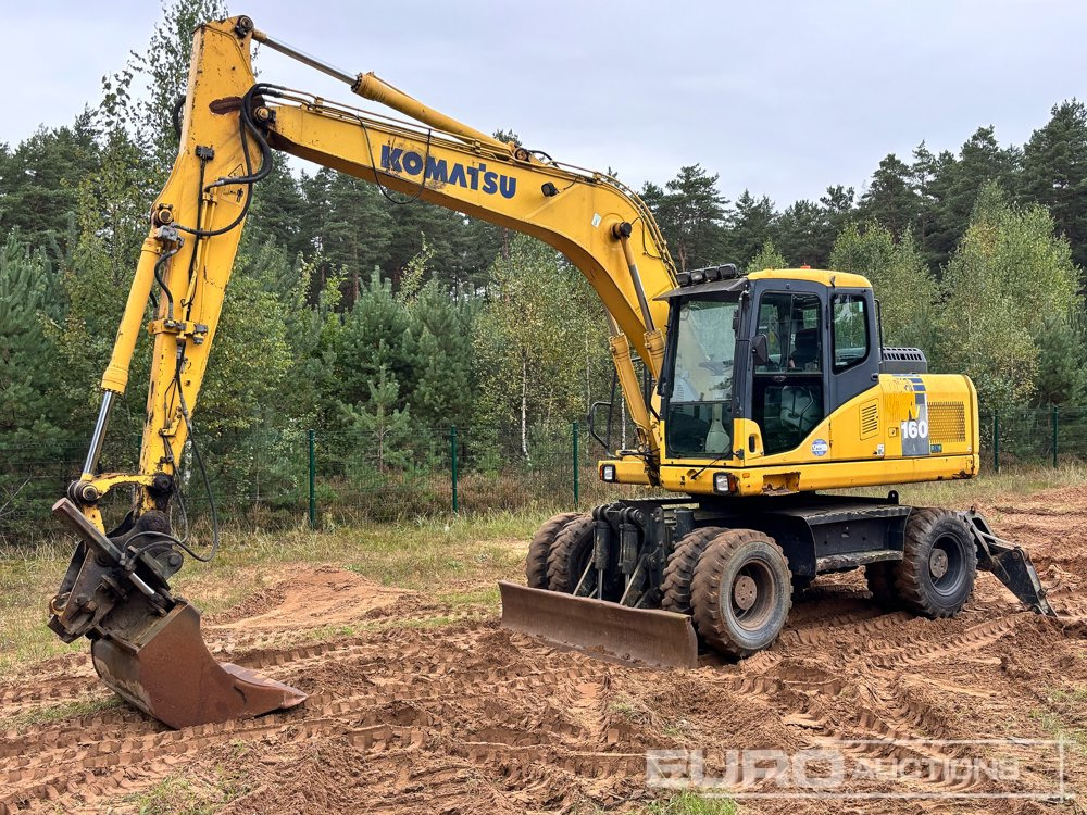 2011 Komatsu PW160-7E0 - Bager na kolesih: slika 1 2011 Komatsu PW160-7E0 - Bager na kolesih: slika 1