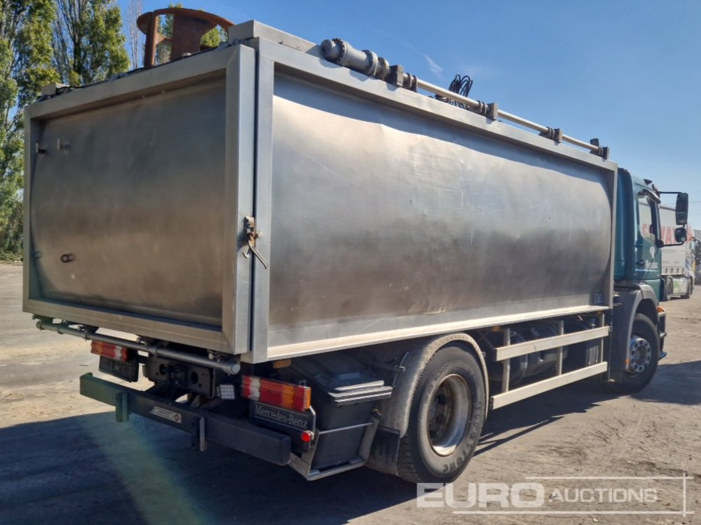 2011 Mercedes Axor 1824L 4x2, Crane, Stamps, Stainless Steel container - Tovornjak prekucnik: slika 5 2011 Mercedes Axor 1824L 4x2, Crane, Stamps, Stainless Steel container - Tovornjak prekucnik: slika 5