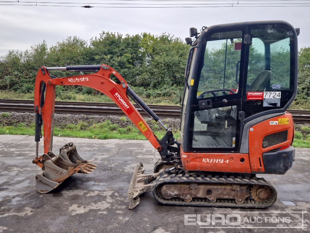 2013 Kubota KX019-4 - Mini bager: slika 2 2013 Kubota KX019-4 - Mini bager: slika 2