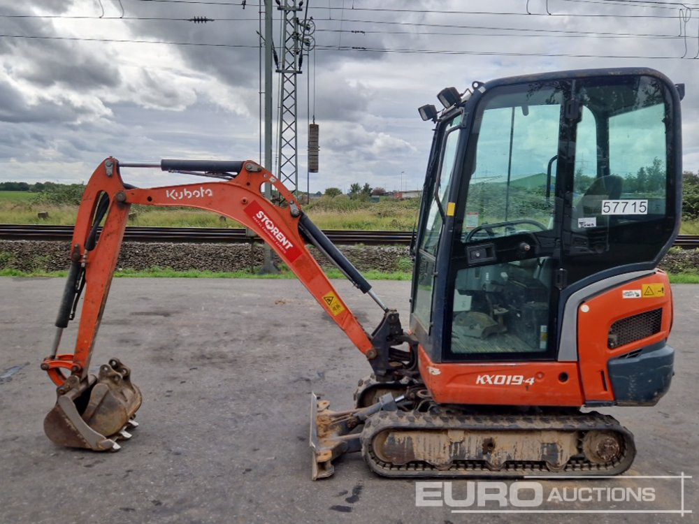 2013 Kubota KX019-4 - Mini bager: slika 2 2013 Kubota KX019-4 - Mini bager: slika 2