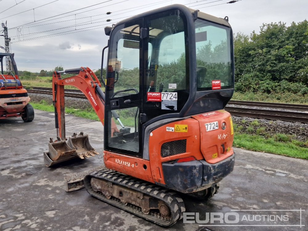 2013 Kubota KX019-4 - Mini bager: slika 3 2013 Kubota KX019-4 - Mini bager: slika 3