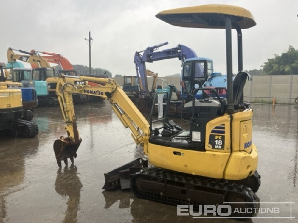 2015 Komatsu PC18MR-3 - Mini bager: slika 2 2015 Komatsu PC18MR-3 - Mini bager: slika 2