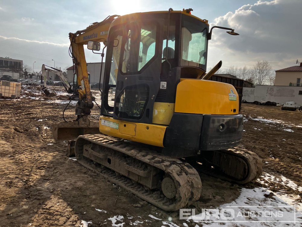2015 Komatsu PC80MR-3 - Mini bager: slika 2 2015 Komatsu PC80MR-3 - Mini bager: slika 2