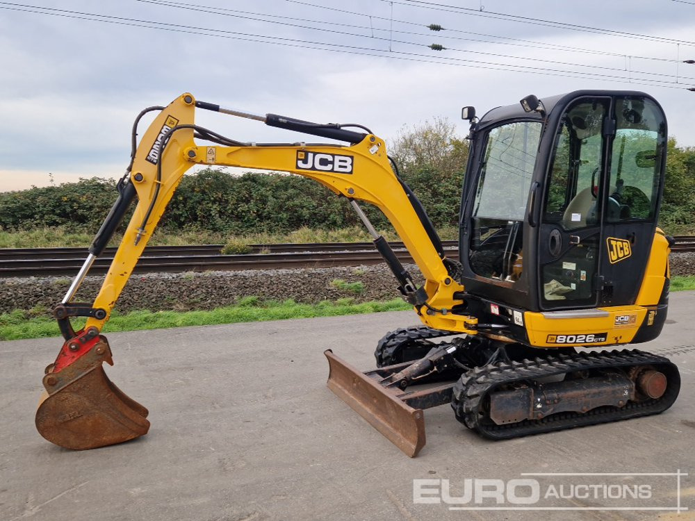 2017 JCB 8026 - Mini bager: slika 1 2017 JCB 8026 - Mini bager: slika 1