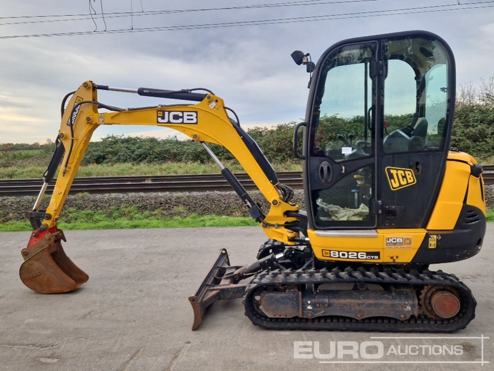 2017 JCB 8026 - Mini bager: slika 2 2017 JCB 8026 - Mini bager: slika 2