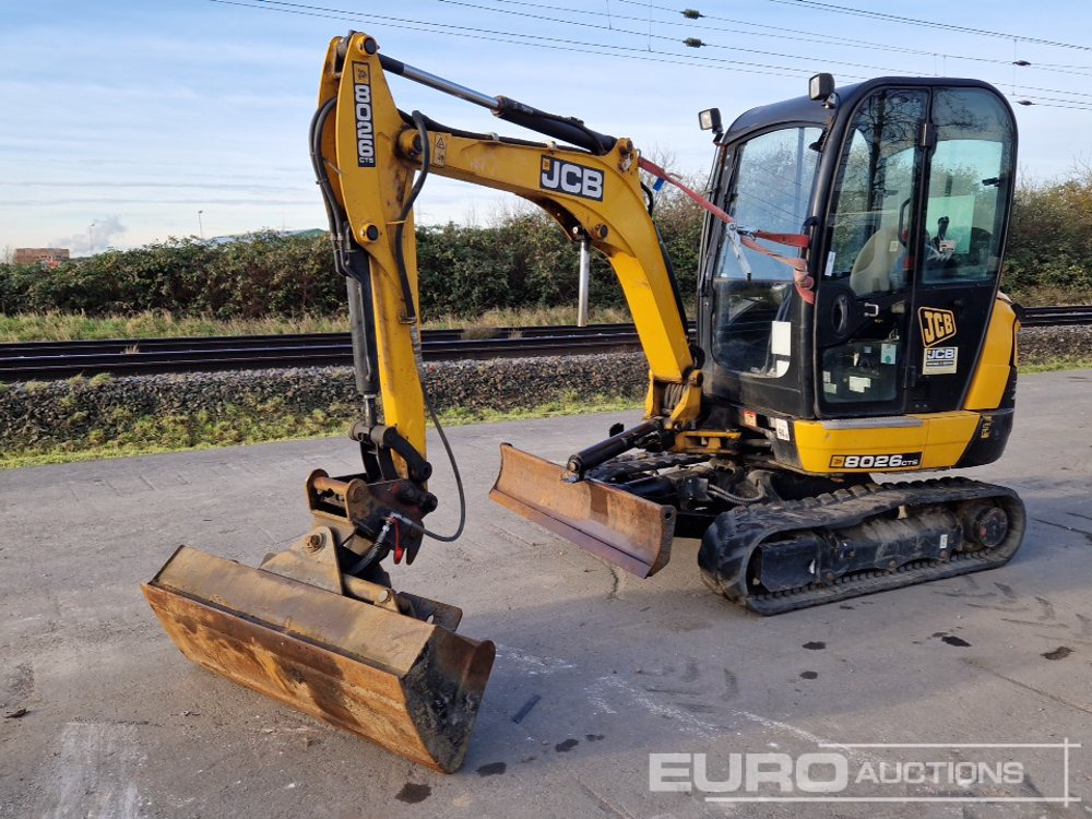 2018 JCB 8026 - Mini bager: slika 1 2018 JCB 8026 - Mini bager: slika 1