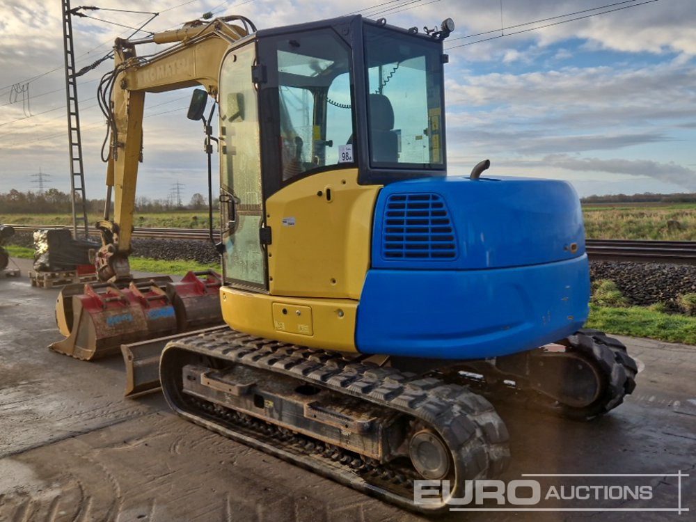2018 Komatsu PC80MR-5 - Mini bager: slika 3 2018 Komatsu PC80MR-5 - Mini bager: slika 3