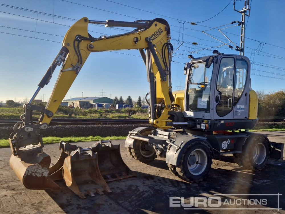 2018 Wacker Neuson EW100 - Bager na kolesih: slika 1 2018 Wacker Neuson EW100 - Bager na kolesih: slika 1