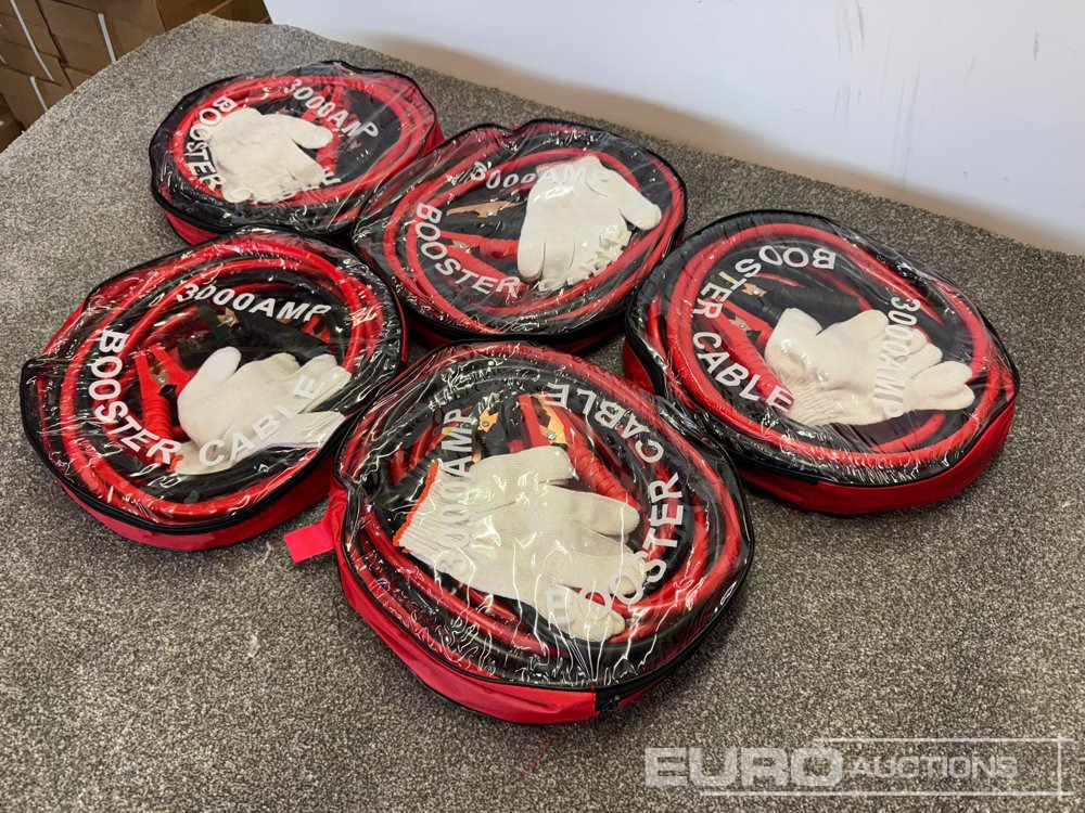 Unused 3000Amp 6 Metre Jump Leads (5 of) - Gradbena oprema: slika 1 Unused 3000Amp 6 Metre Jump Leads (5 of) - Gradbena oprema: slika 1