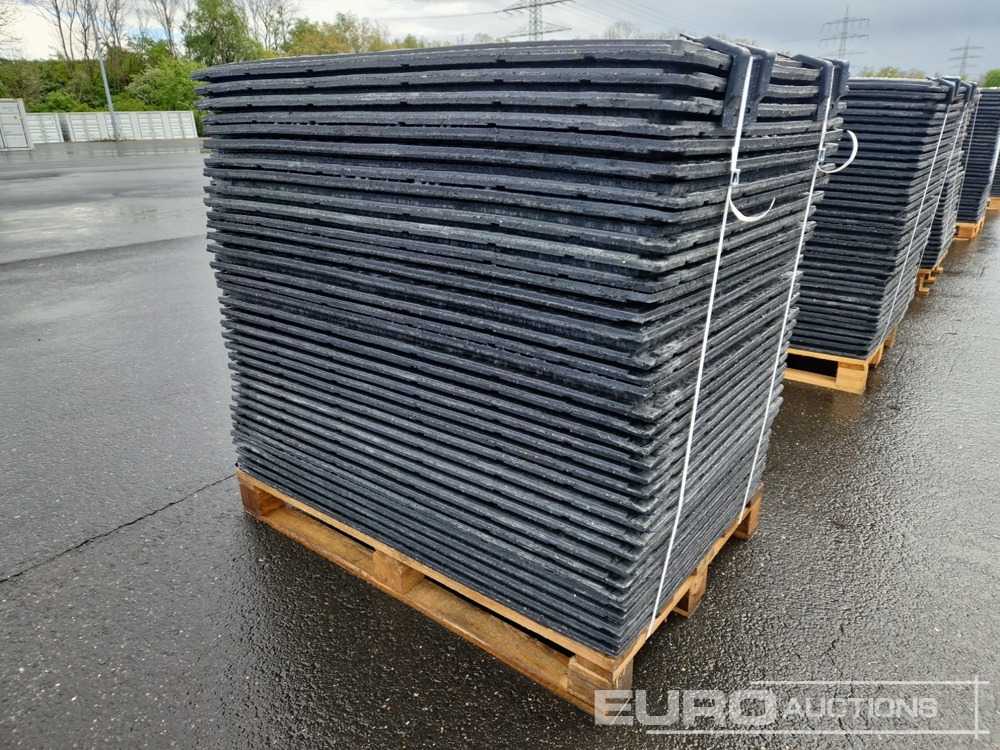 Unused Pallet of Plastic Connectable Road Plates, 1200x800x28mm, 22kg per Plate (35 of) - Gradbena oprema: slika 2 Unused Pallet of Plastic Connectable Road Plates, 1200x800x28mm, 22kg per Plate (35 of) - Gradbena oprema: slika 2