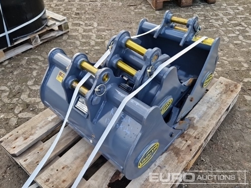 Unused Strickland 24", 18", 12" Bucket Set to suit Kubota KX15 (3 of) - Žlica: slika 3 Unused Strickland 24", 18", 12" Bucket Set to suit Kubota KX15 (3 of) - Žlica: slika 3