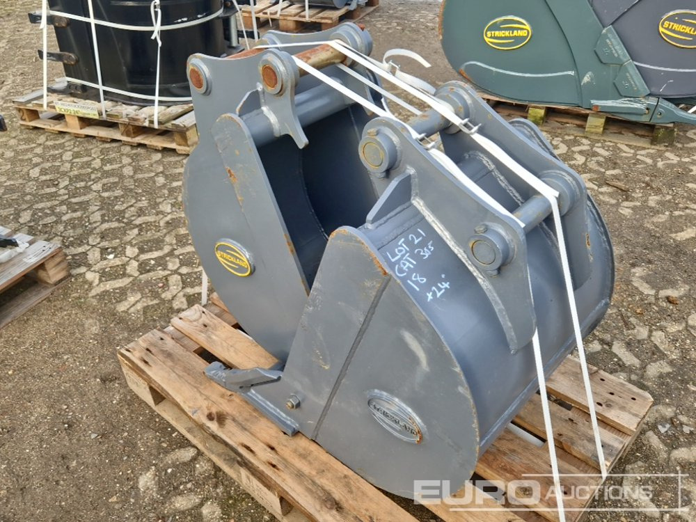 Unused Strickland 24", 18" Bucket Set to suit CAT 305 (2 of) - Žlica: slika 2 Unused Strickland 24", 18" Bucket Set to suit CAT 305 (2 of) - Žlica: slika 2