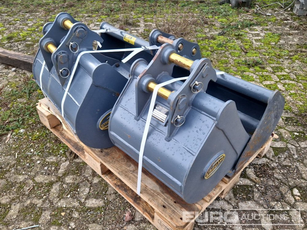Unused Strickland 48", 24", 18" Bucket Set to suit Kubota U27 (3 of) - Žlica: slika 1 Unused Strickland 48", 24", 18" Bucket Set to suit Kubota U27 (3 of) - Žlica: slika 1