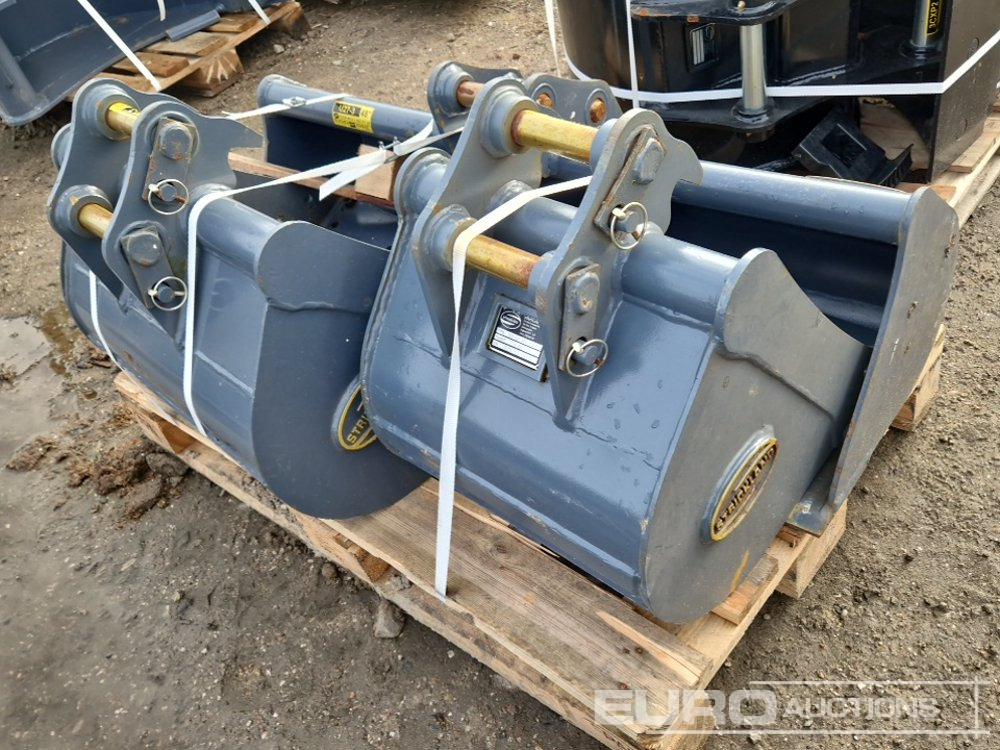 Unused Strickland 48", 24", 18" Bucket Set to suit Kubota U27 (3 of) - Žlica: slika 1 Unused Strickland 48", 24", 18" Bucket Set to suit Kubota U27 (3 of) - Žlica: slika 1