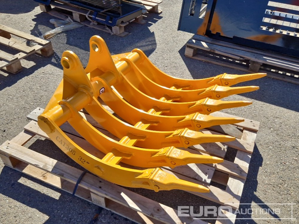 Unused 2025 Captok 32" Rake With Teeth to suit CAT 305 Excavator / Rastrillo para Excavadora CAT 305 - Žlica: slika 1 Unused 2025 Captok 32" Rake With Teeth to suit CAT 305 Excavator / Rastrillo para Excavadora CAT 305 - Žlica: slika 1