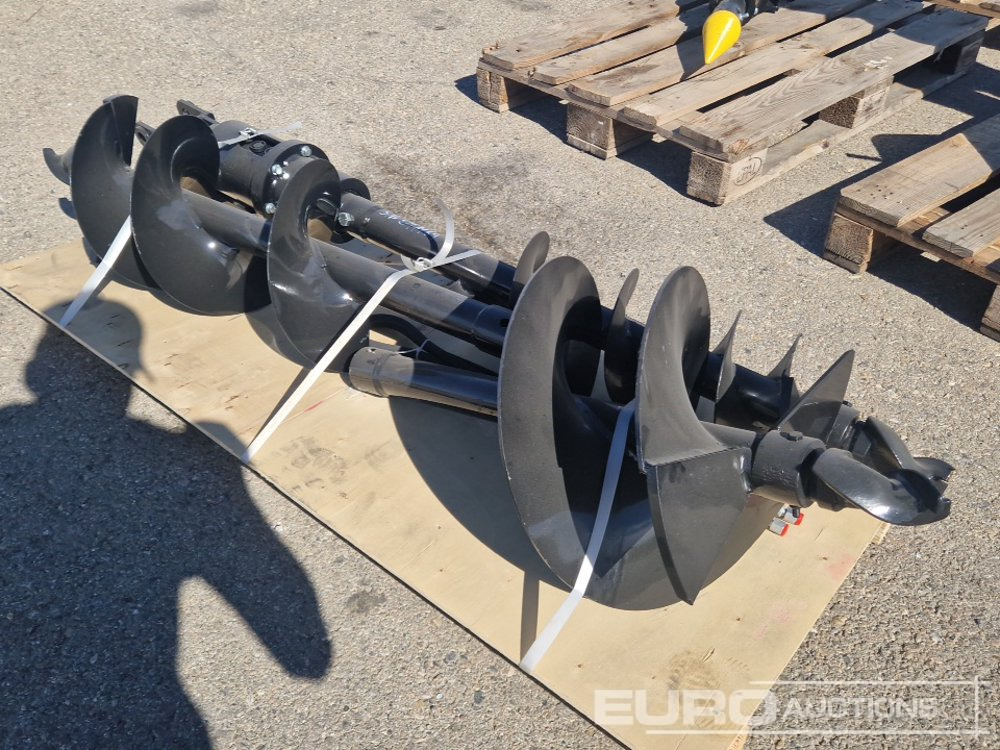 Unused 2025 Captok Auger, Qty  (3 of) Auger 8", With 12"/16" Auger Rod to suit 1-2 Ton Excavator - Vrtalo: slika 1 Unused 2025 Captok Auger, Qty  (3 of) Auger 8", With 12"/16" Auger Rod to suit 1-2 Ton Excavator - Vrtalo: slika 1