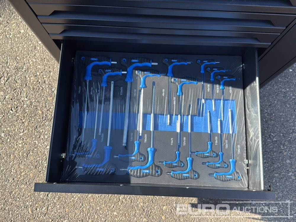 Oprema za delavnice Unused 220 Pcs Tool Cabinet, 7 Drawers: slika 8