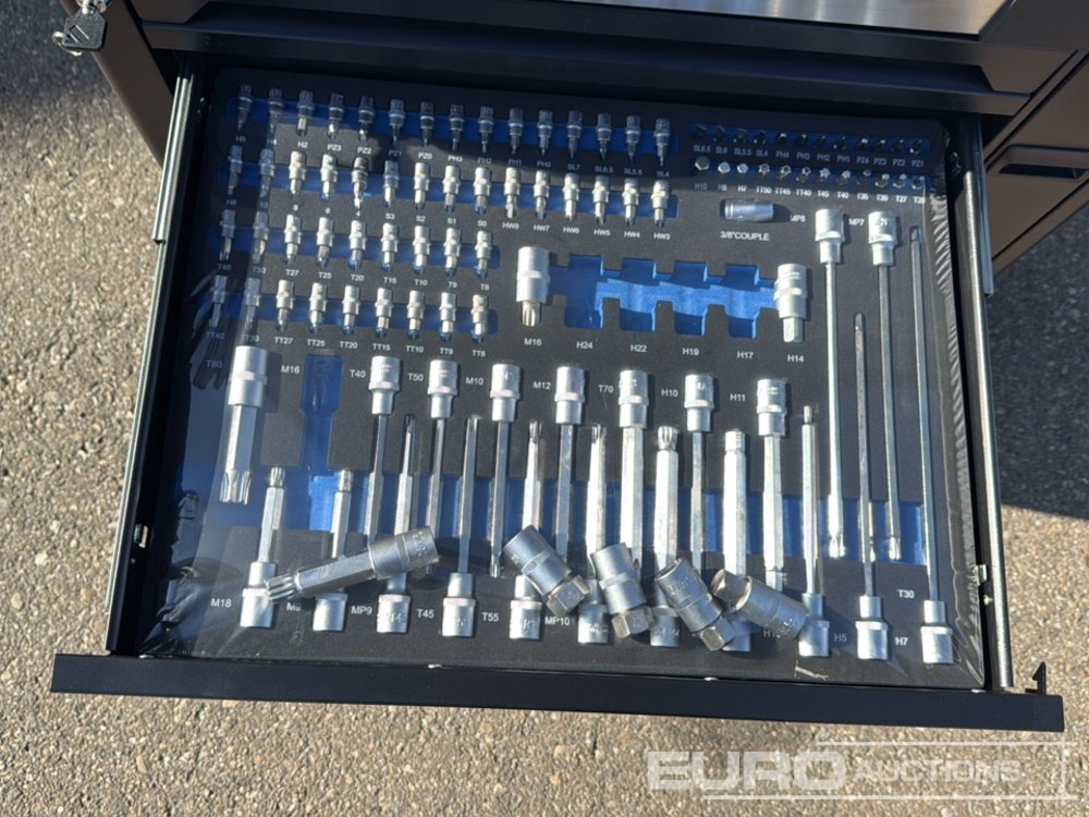 Oprema za delavnice Unused 220 Pcs Tool Cabinet, 7 Drawers: slika 6