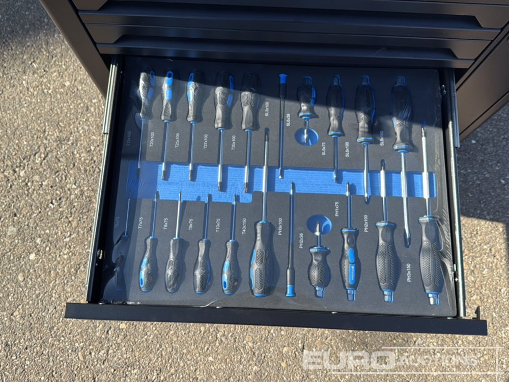 Oprema za delavnice Unused 220 Pcs Tool Cabinet, 7 Drawers: slika 7