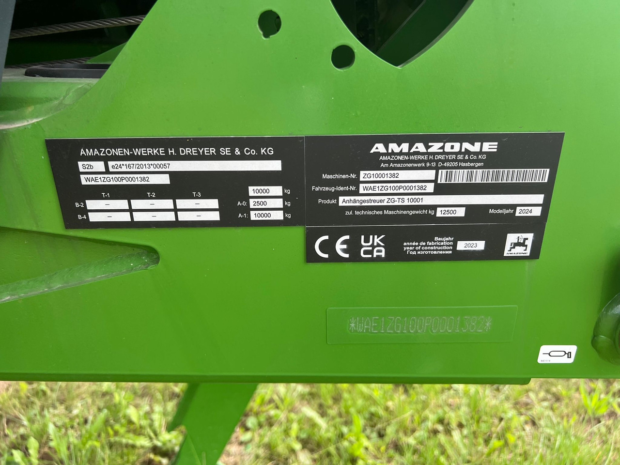 Amazone Anhängestreuer ZG-TS 10001 - Škropilnica: slika 2 Amazone Anhängestreuer ZG-TS 10001 - Škropilnica: slika 2