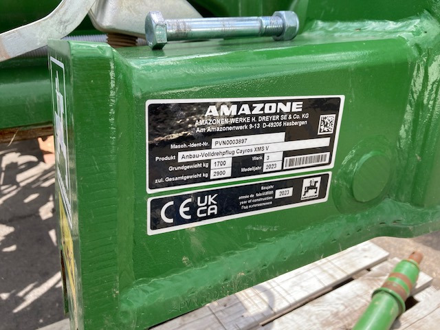 Amazone CAYROS XMS 950 VS 4-Schar - Plug: slika 5 Amazone CAYROS XMS 950 VS 4-Schar - Plug: slika 5