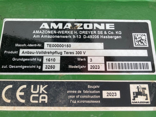 Amazone Teres 300 V 5 0 100 - Plug: slika 2 Amazone Teres 300 V 5 0 100 - Plug: slika 2