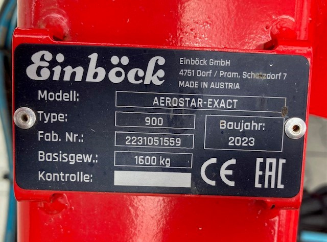 Einböck AEROSTAR-EXACT 900 - Brana: slika 2 Einböck AEROSTAR-EXACT 900 - Brana: slika 2