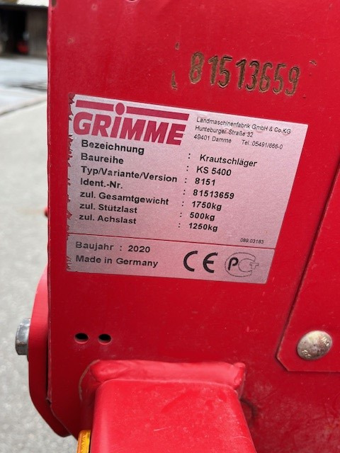Grimme Krautschlegler KS 5400 - Kombajn: slika 4 Grimme Krautschlegler KS 5400 - Kombajn: slika 4