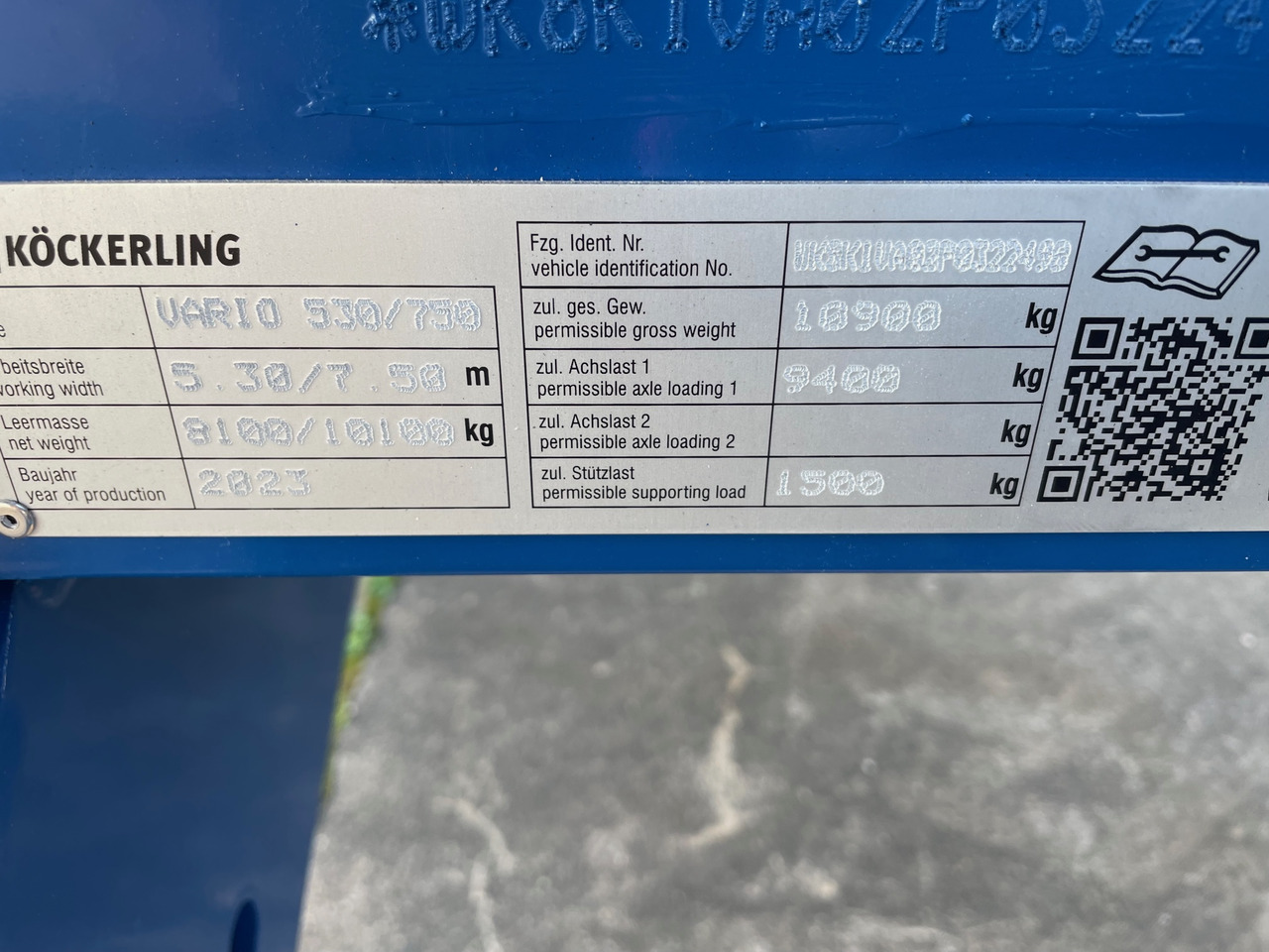 Köckerling Vario 530/750 - Kultivator: slika 2 Köckerling Vario 530/750 - Kultivator: slika 2