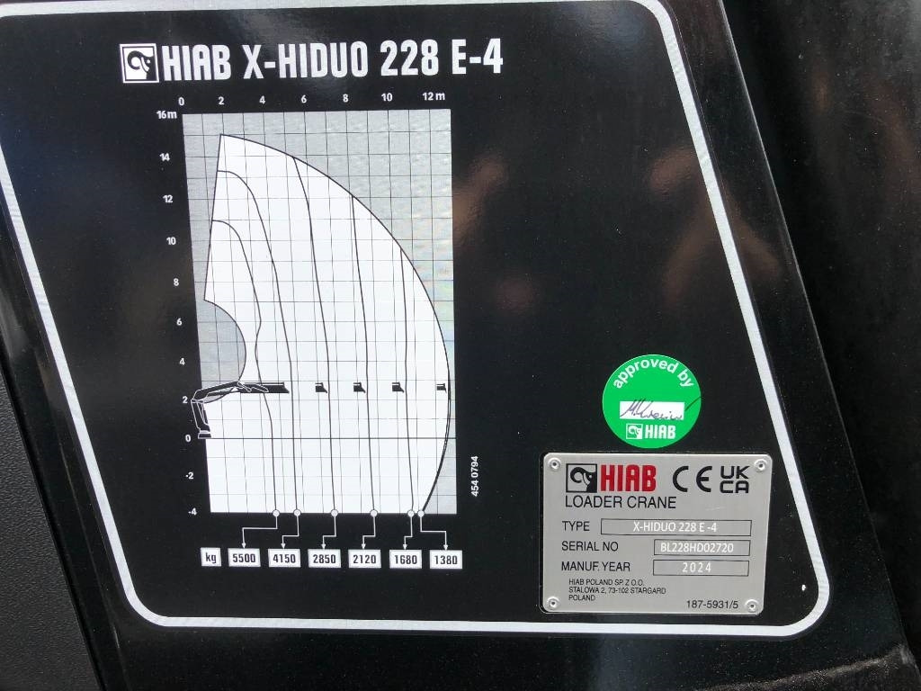 Hiab X-HiDuo 228 E-4 - Paletno dvigalo za Tovornjak: slika 2 Hiab X-HiDuo 228 E-4 - Paletno dvigalo za Tovornjak: slika 2