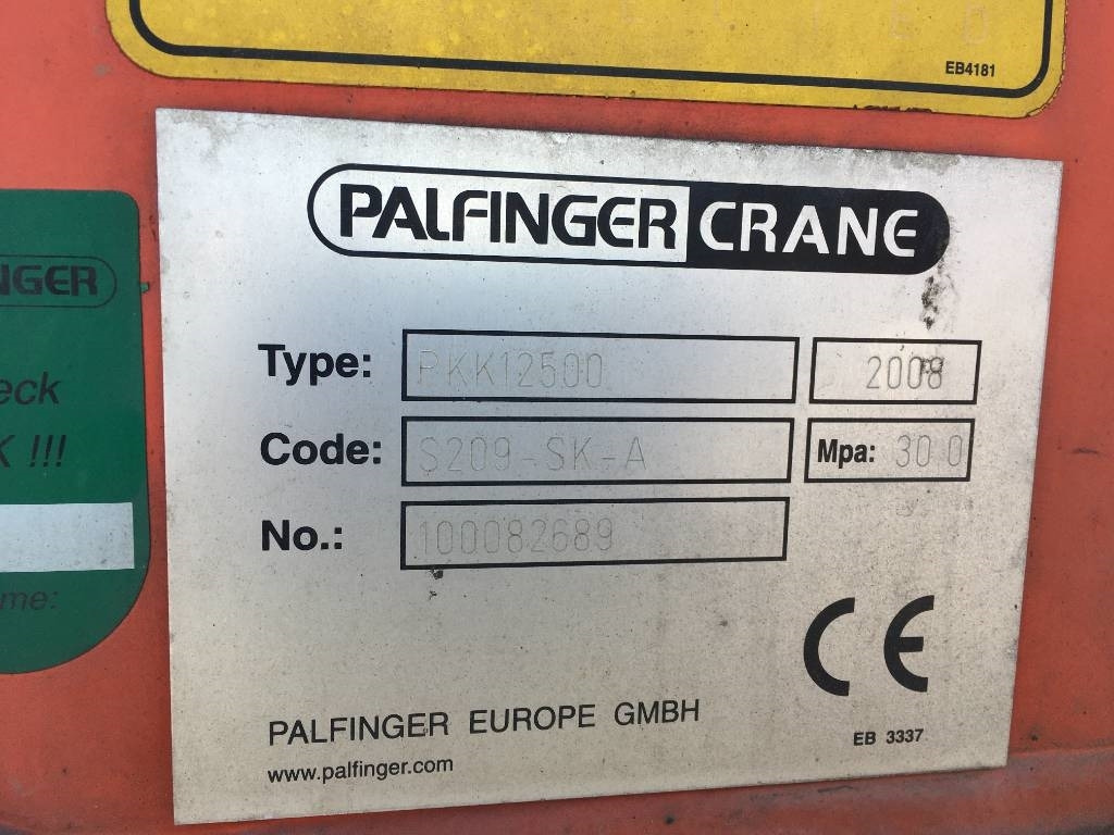Palfinger PKK12500 - Paletno dvigalo za Tovornjak: slika 3 Palfinger PKK12500 - Paletno dvigalo za Tovornjak: slika 3