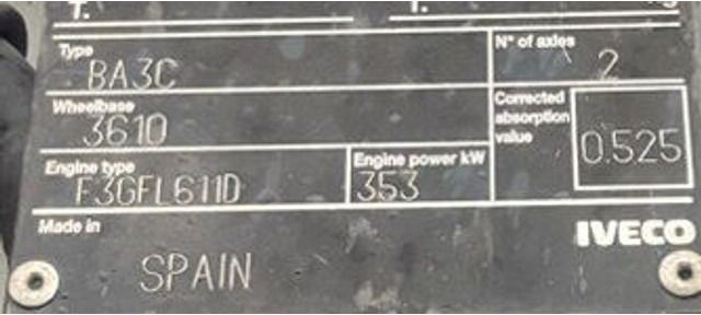 Iveco F3GFL611 CURSOR 11 - Motor za Tovornjak: slika 2 Iveco F3GFL611 CURSOR 11 - Motor za Tovornjak: slika 2