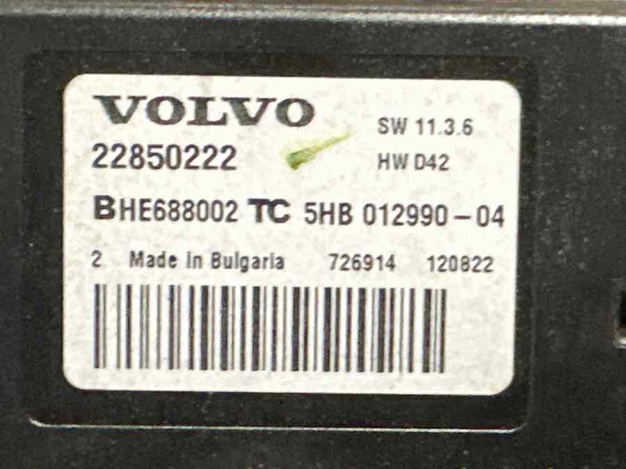 VOLVO ECU HEATING 22850222 - Električni sistem za Tovornjak: slika 3 VOLVO ECU HEATING 22850222 - Električni sistem za Tovornjak: slika 3