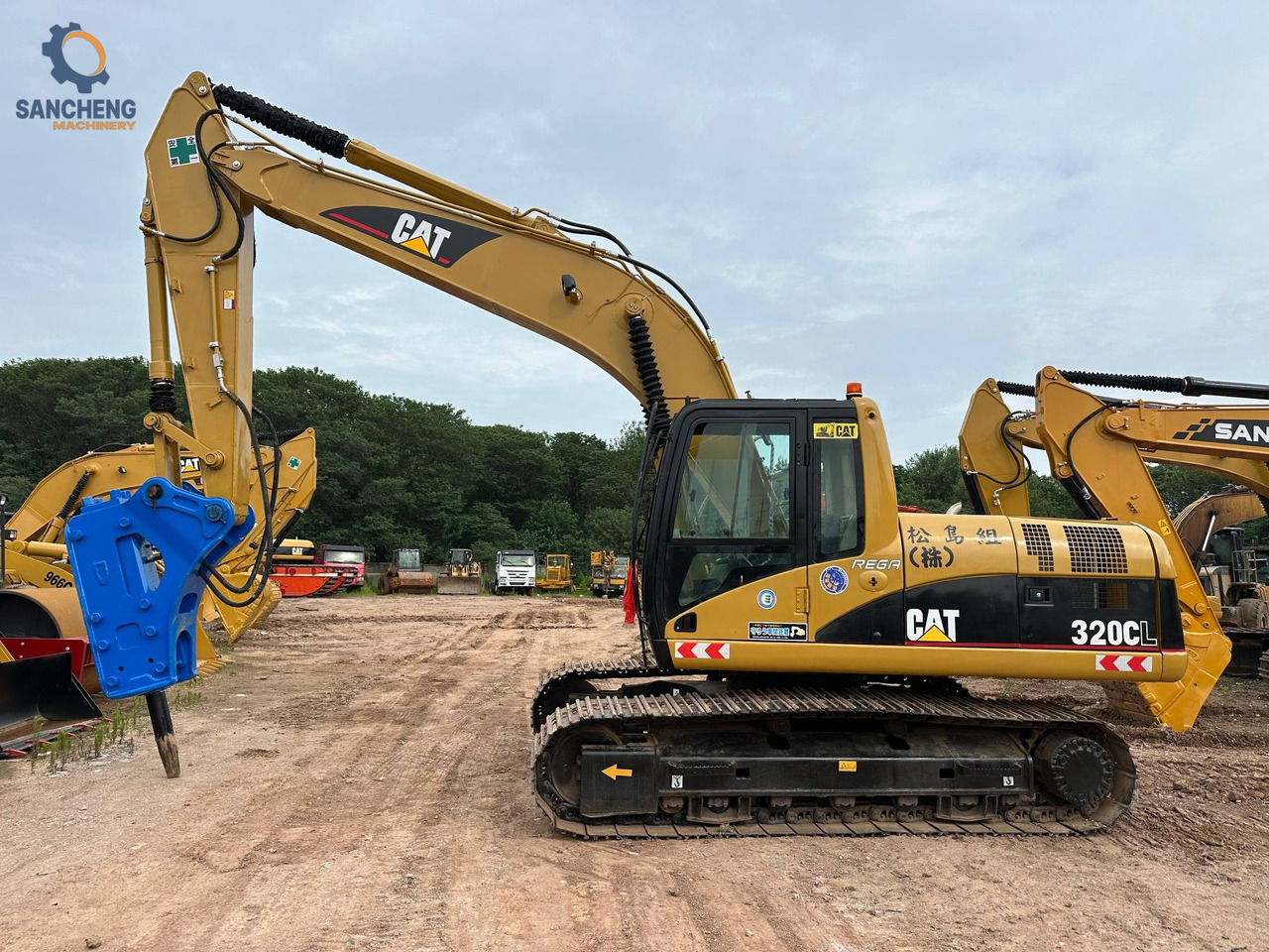 CAT 320CL with hammer lizing CAT 320CL with hammer: slika 9