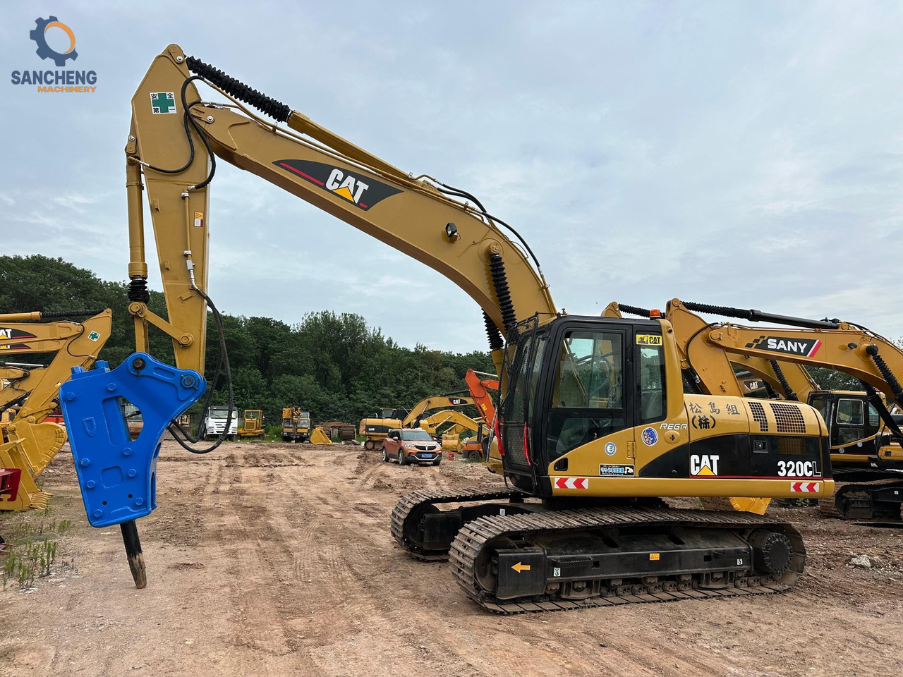CAT 320CL with hammer lizing CAT 320CL with hammer: slika 8