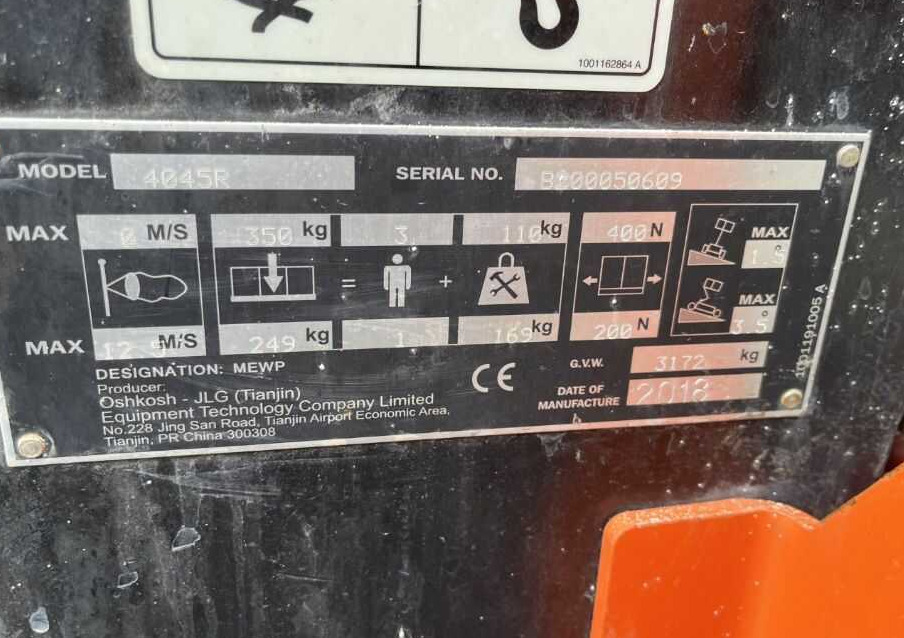 JLG 4045R - Škarjasta dvižna ploščad: slika 4 JLG 4045R - Škarjasta dvižna ploščad: slika 4