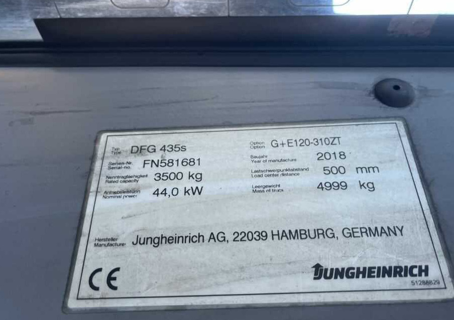 Jungheinrich DFG435s - Diesel viličar: slika 4 Jungheinrich DFG435s - Diesel viličar: slika 4