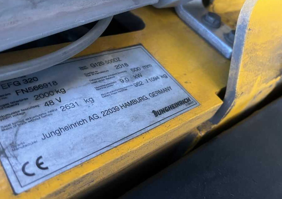 Jungheinrich EFG320 - Električni viličar: slika 4 Jungheinrich EFG320 - Električni viličar: slika 4