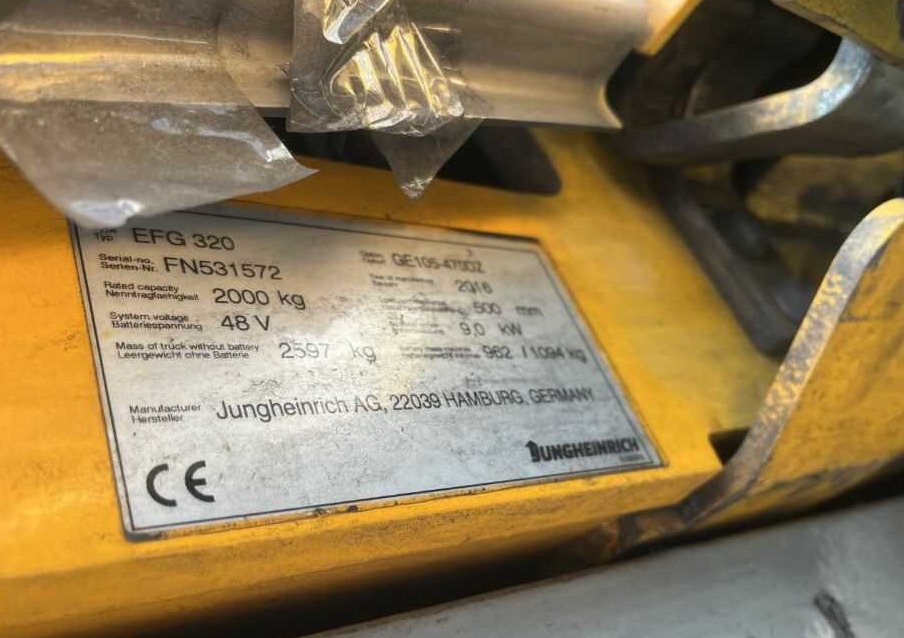 Jungheinrich EFG320 - Električni viličar: slika 4 Jungheinrich EFG320 - Električni viličar: slika 4