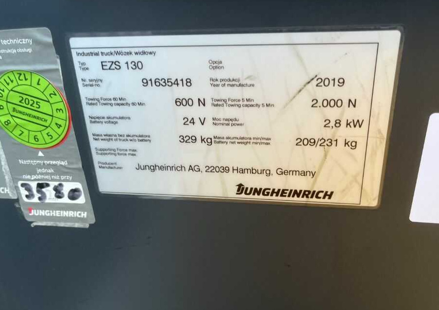 Jungheinrich EZS130 - Vlečni traktor: slika 4 Jungheinrich EZS130 - Vlečni traktor: slika 4