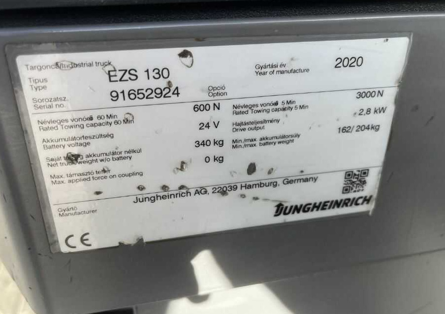 Jungheinrich EZS130 - Vlečni traktor: slika 4 Jungheinrich EZS130 - Vlečni traktor: slika 4