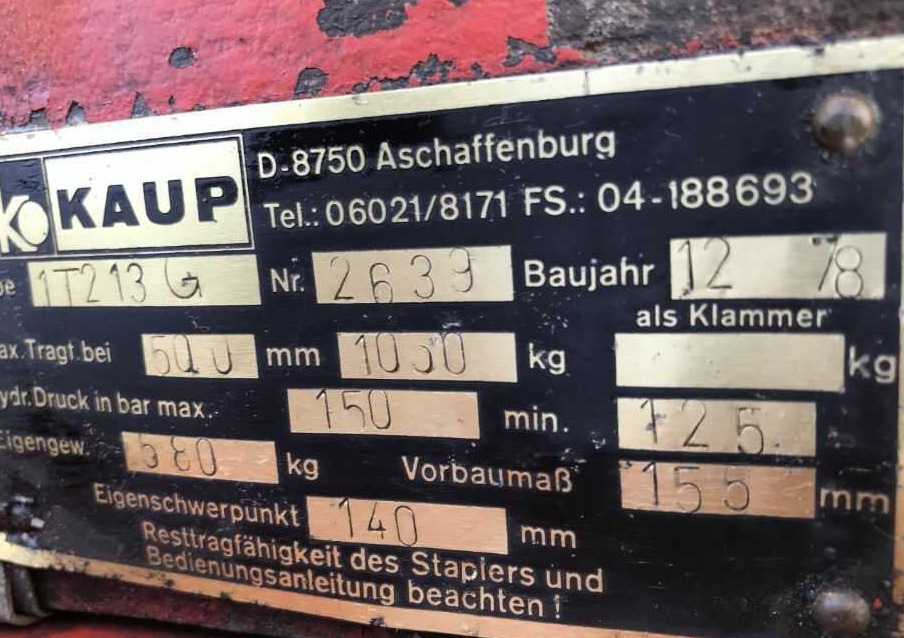 Kaup 1T213G, Kartonklammer - Sponka za Oprema za rokovanje z materiali: slika 1 Kaup 1T213G, Kartonklammer - Sponka za Oprema za rokovanje z materiali: slika 1