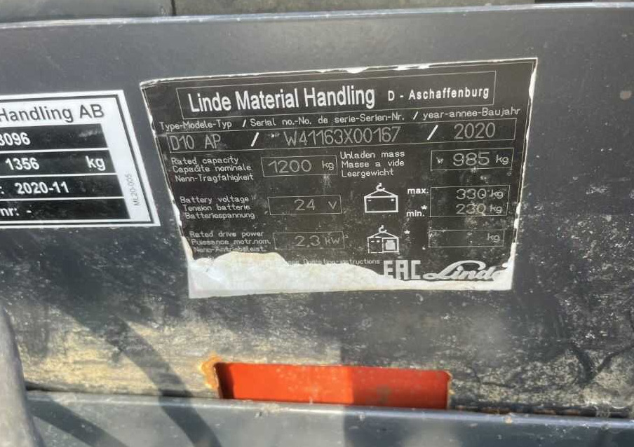 Linde D10AP - Stroj za zlaganje: slika 4 Linde D10AP - Stroj za zlaganje: slika 4