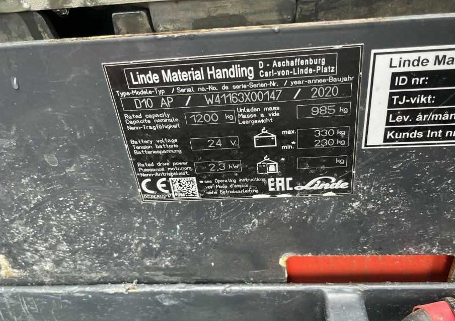 Linde D10AP - Stroj za zlaganje: slika 4 Linde D10AP - Stroj za zlaganje: slika 4