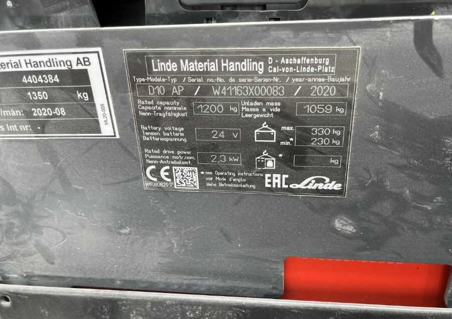 Linde D10AP - Stroj za zlaganje: slika 4 Linde D10AP - Stroj za zlaganje: slika 4