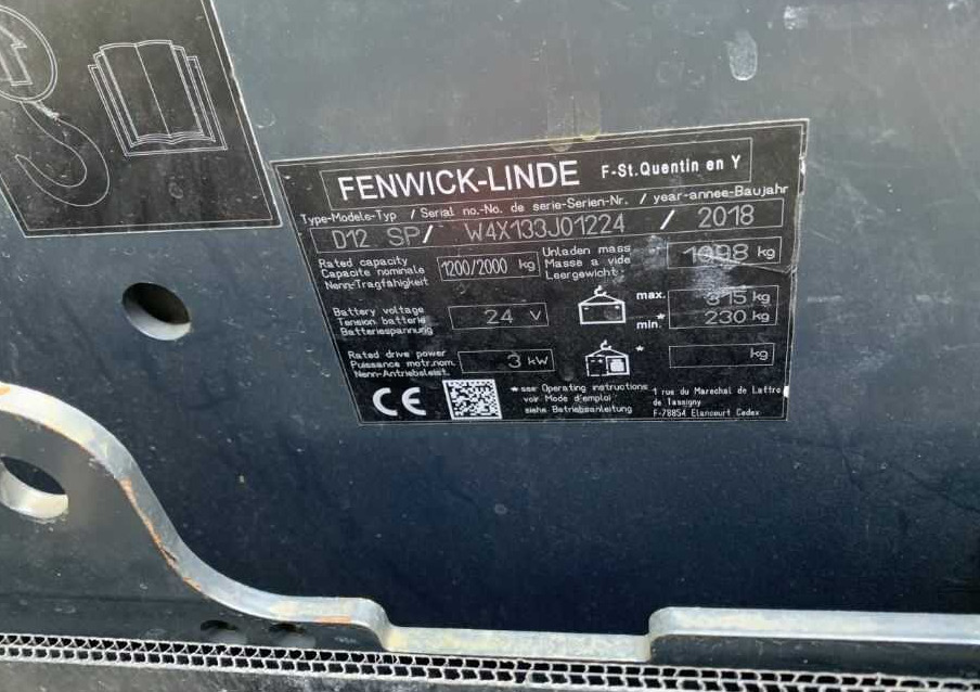 Linde D12SP - Paletni viličar: slika 4 Linde D12SP - Paletni viličar: slika 4