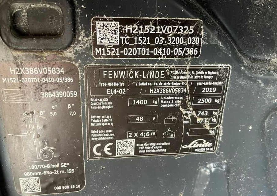 Linde E14-02 - Električni viličar: slika 4 Linde E14-02 - Električni viličar: slika 4